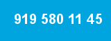 919 580 11 45